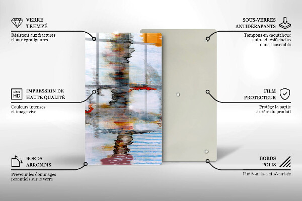 Tűzhely fedőlap Absztrakciós festékek