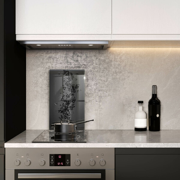 Tűzhely fedőlap Absztrakt 3D-s formák