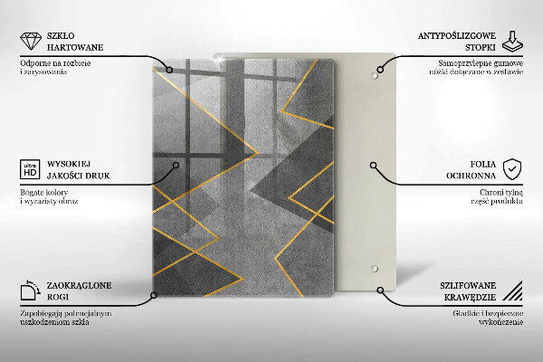 Tűzhely fedőlap Éles formák