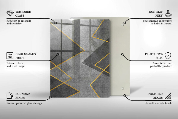 Tűzhely fedőlap Éles formák