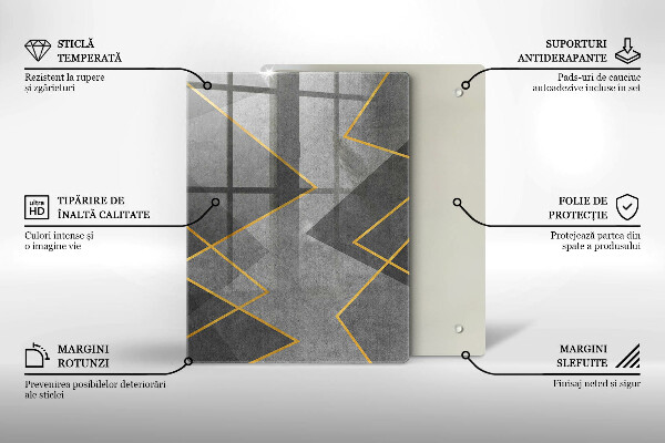 Tűzhely fedőlap Éles formák
