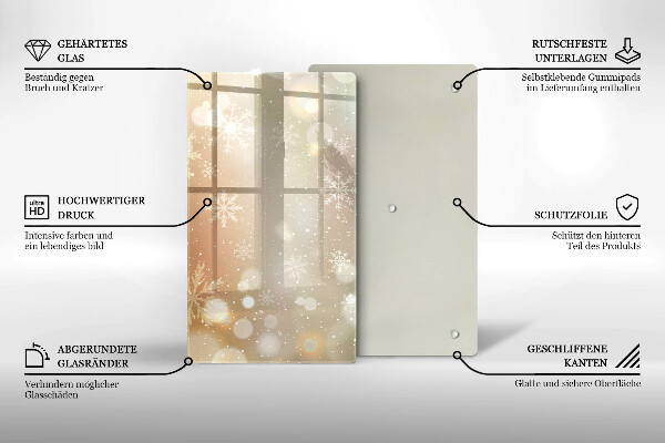 Tűzhely fedőlap Hópelyhek