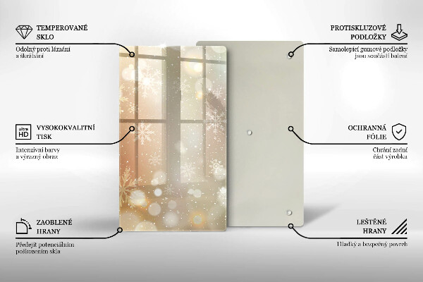 Tűzhely fedőlap Hópelyhek