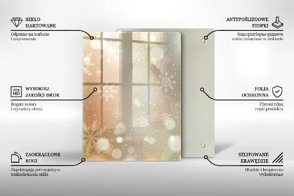 Tűzhely fedőlap Hópelyhek