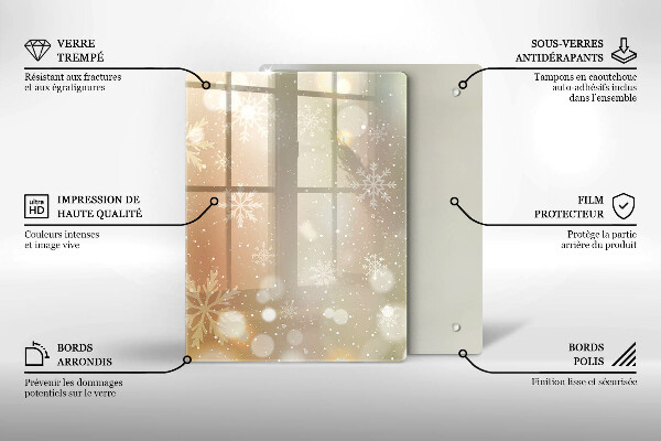 Tűzhely fedőlap Hópelyhek