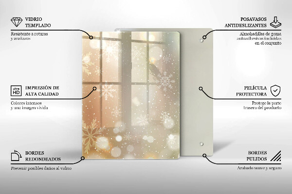 Tűzhely fedőlap Hópelyhek