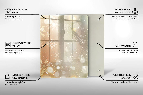 Tűzhely fedőlap Hópelyhek