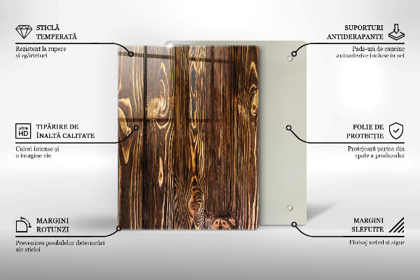 Tűzhely fedőlap Fa textúra