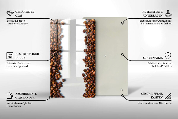 Tűzhely fedőlap Kávébab