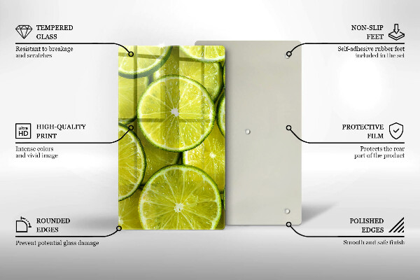 Tűzhely fedőlap Lime szeletek