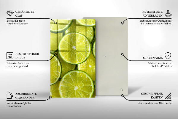 Tűzhely fedőlap Lime szeletek