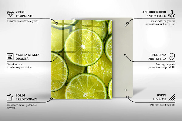 Tűzhely fedőlap Lime szeletek