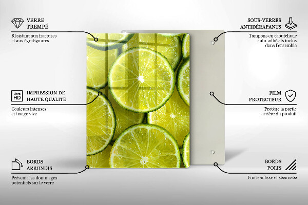 Tűzhely fedőlap Lime szeletek