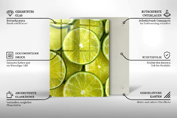 Tűzhely fedőlap Lime szeletek