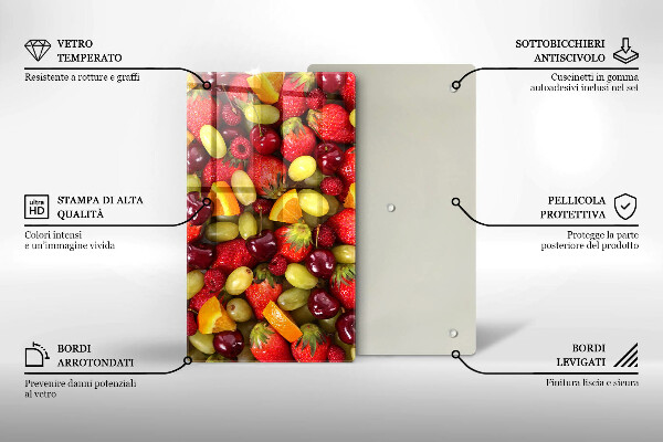 Tűzhely fedőlap Nyári gyümölcsök