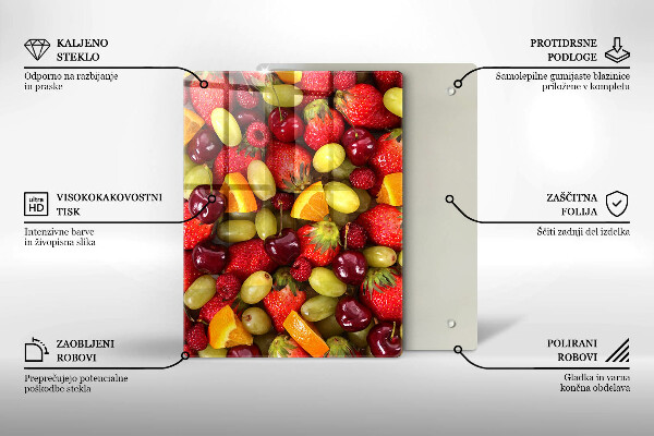 Tűzhely fedőlap Nyári gyümölcsök