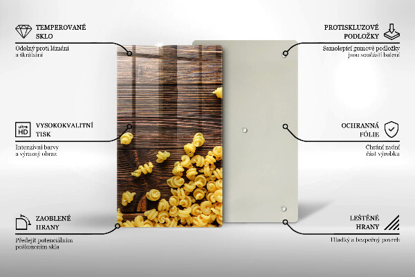 Tűzhely fedőlap Tészta az asztalon