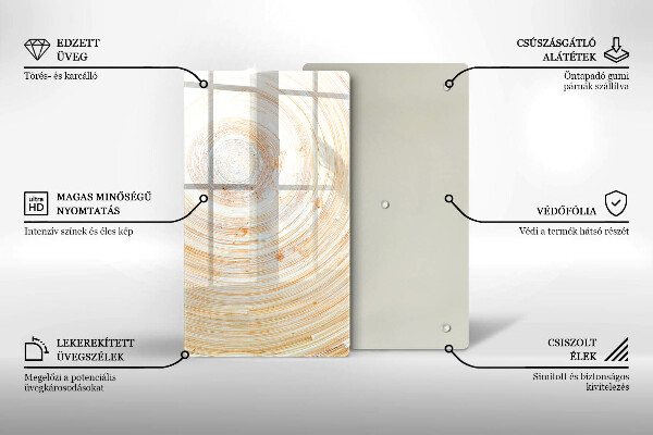 Tűzhely fedőlap Fa textúra