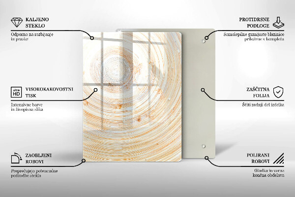 Tűzhely fedőlap Fa textúra