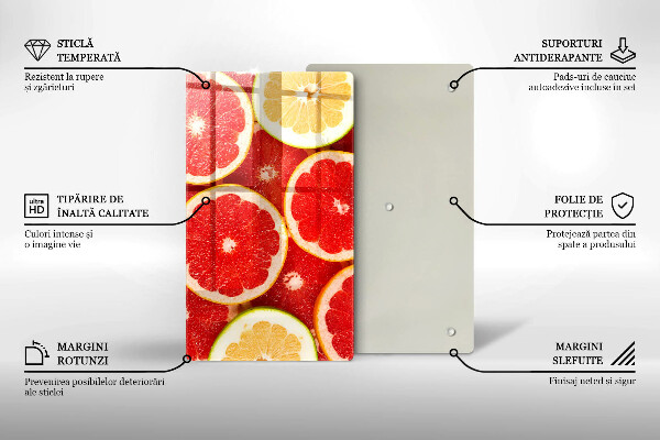 Tűzhely fedőlap Grapefruit szeletek
