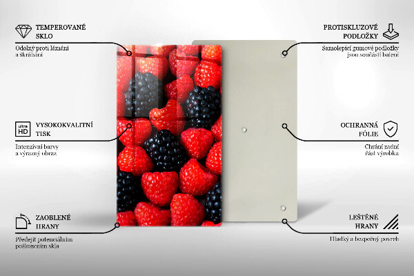 Tűzhely fedőlap Málna és szeder