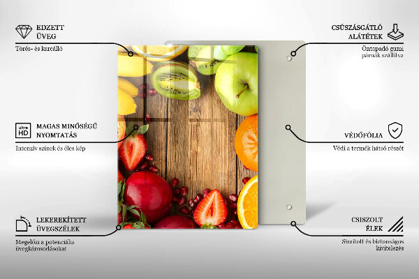 Tűzhely fedőlap Friss gyümölcs