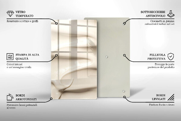 Tűzhely fedőlap Krémes fagylalt