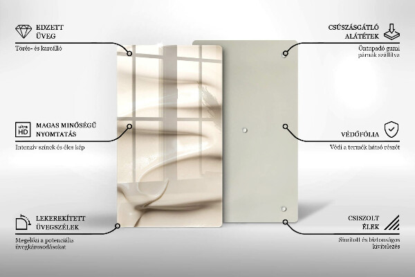 Tűzhely fedőlap Krémes fagylalt