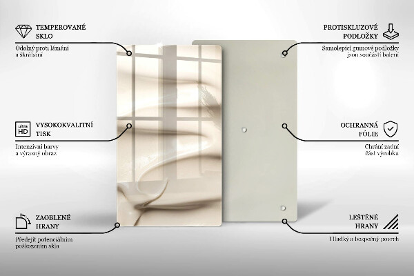 Tűzhely fedőlap Krémes fagylalt