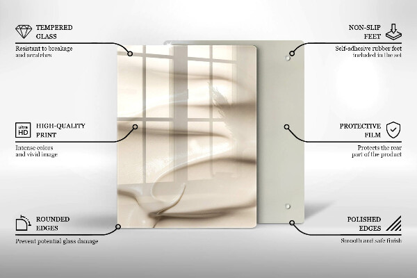 Tűzhely fedőlap Krémes fagylalt