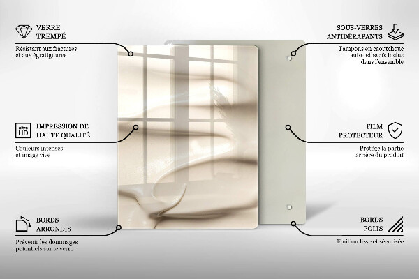 Tűzhely fedőlap Krémes fagylalt