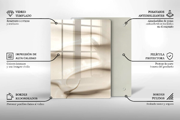 Tűzhely fedőlap Krémes fagylalt