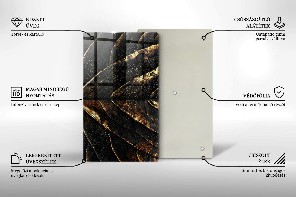 Tűzhely fedőlap Aranylemez