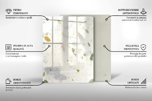 Tűzhely fedőlap Lehulló levelek