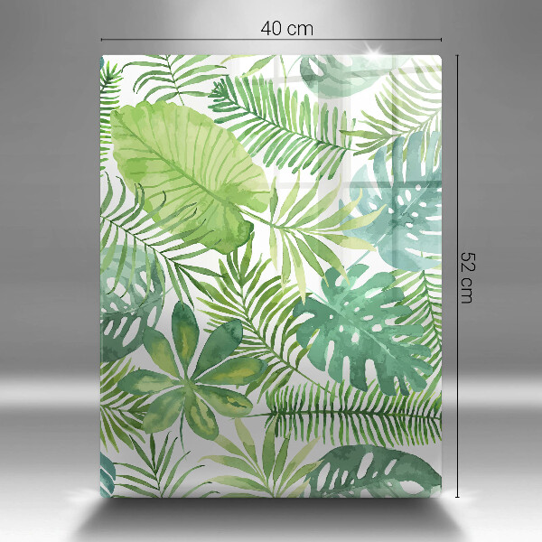 Tűzhely fedőlap Akvarell boho levelek