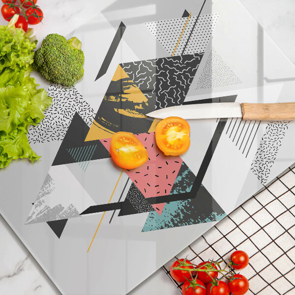 Tűzhely fedőlap Absztrakt háromszögek