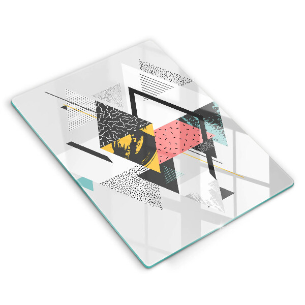 Tűzhely fedőlap Absztrakt háromszögek