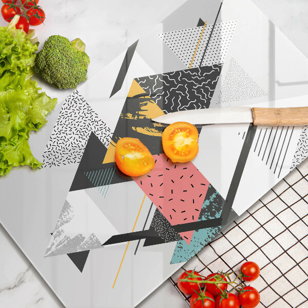 Tűzhely fedőlap Absztrakt háromszögek