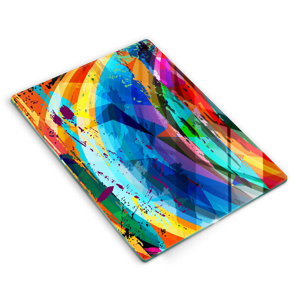 Tűzhely fedőlap Színes festékfoltok