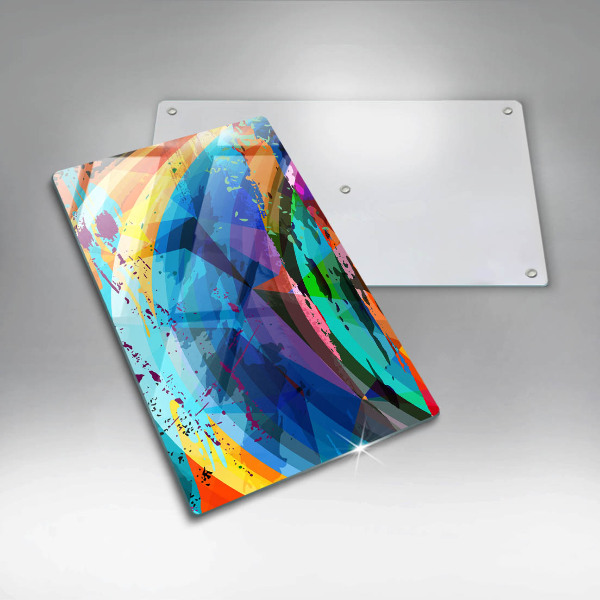 Tűzhely fedőlap Színes festékfoltok