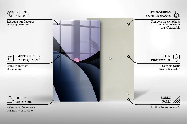 Tűzhely fedőlap Absztrakt formák