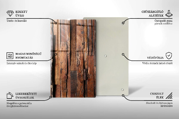 Tűzhely fedőlap Dekoratív fa táblák