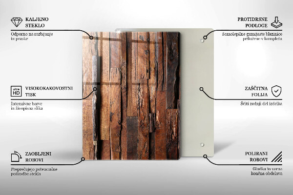 Tűzhely fedőlap Dekoratív fa táblák