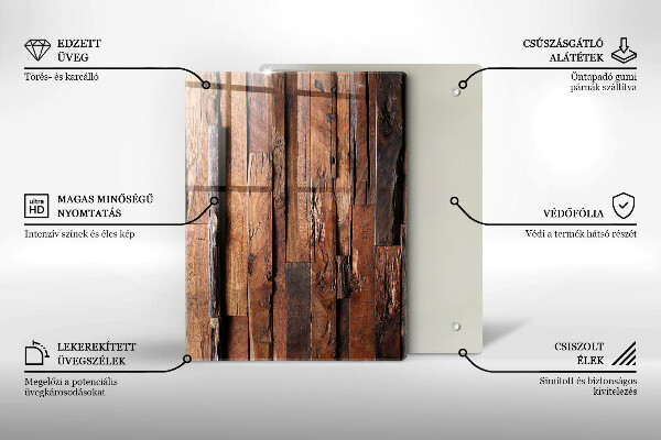 Tűzhely fedőlap Dekoratív fa táblák