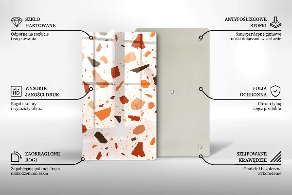 Tűzhely fedőlap Dekoratív kőedény