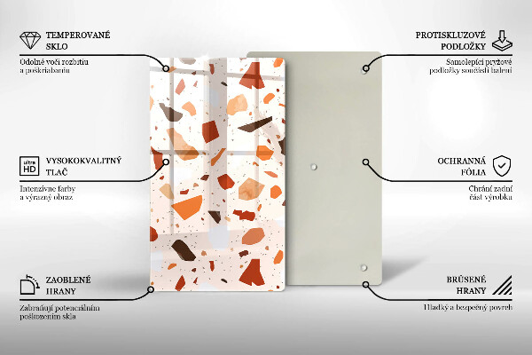 Tűzhely fedőlap Dekoratív kőedény