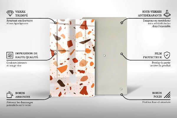 Tűzhely fedőlap Dekoratív kőedény