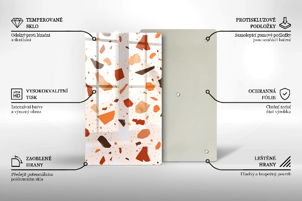 Tűzhely fedőlap Dekoratív kőedény