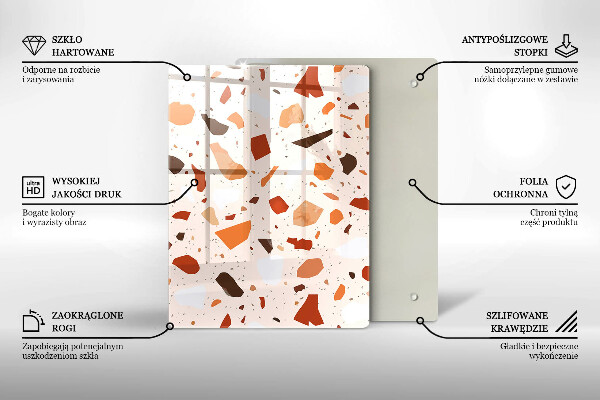 Tűzhely fedőlap Dekoratív kőedény