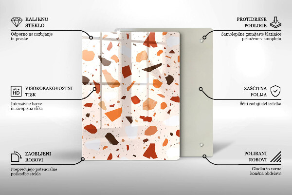 Tűzhely fedőlap Dekoratív kőedény